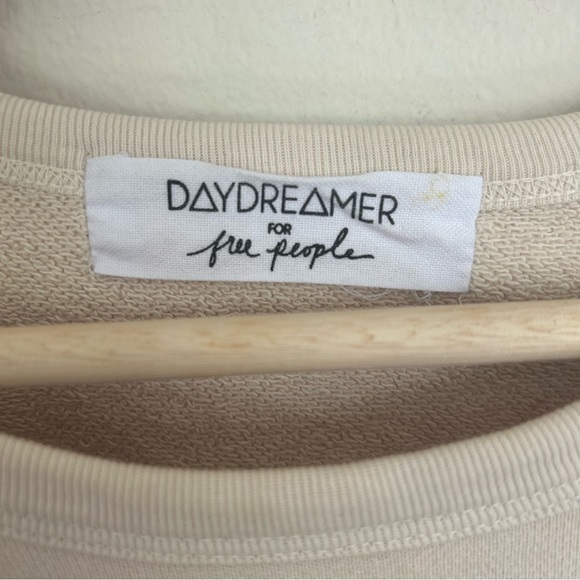 Daydreamer x Free People Cotton Raglan Sleeve Boxy Fit Graphic Sweatshirt S - Picture 7 of 9